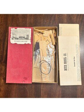 Vintage Sacramento Sand House Muir Model Co HO Scale Train Building Kit